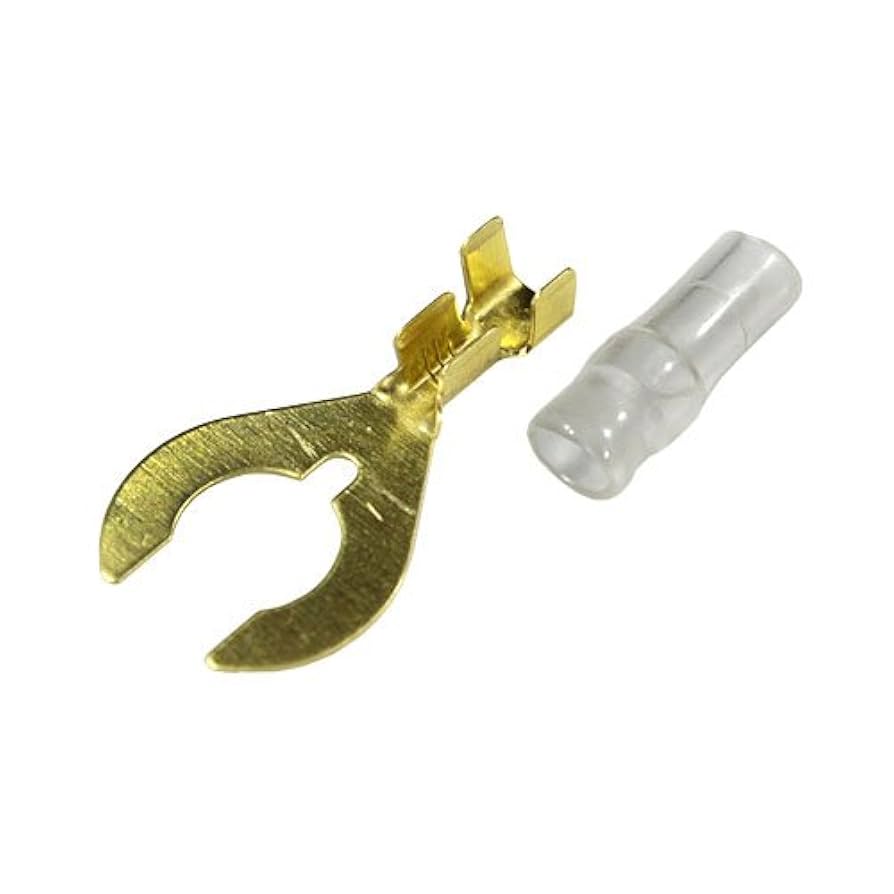 Amazon | ピカキュウ クワ型端子 8Φ（キャップ付き）10個セット